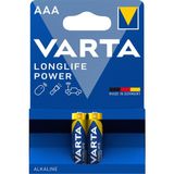 Varta Longlife Power AAA İnce Kalem Pil 2'li Paket (Alkalin) (6'li Paket)