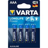Varta Longlife Power Alkalin İnce Kalem Pil 4xAAA