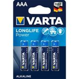 Varta Longlife Power Alkalin Ince Pil 4'lü - 4 Adet