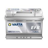 Varta N70 12V 70 Ah 760A Dynamic Sli Start-Stop Efb Akü (Üretim Tarihi:2026)
