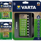 Varta New 8'li Şarj Cihazı + 950 Mah AAA 4'lü Pil+ 2500 Mah AA 4'lü Pil