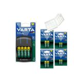 Varta Plug Charger Şarj Cihazı 8 Adet 2100Mah Aa Şarjlı Kalem Pil 4 Adet Aaa Ince(Toplam 12 Ad.)