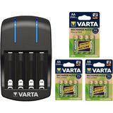 Varta Plug Şarj Cihazı + 12x2100 Mah AA Şarjlı Pil