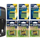 Varta Plug Şarj Cihazı +16x2100 Mah Aa + 16x800 Mah Aaa Şarjlı Pil