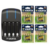 Varta Plug Şarj Cihazı +16x2100 Mah AA Şarjlı Pil