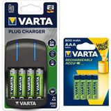 Varta Plug Şarj Cihazı 4*2100 mAh AA + 4*800 mAh AAA Şarjlı Pil