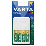 Varta Plug Şarj Cihazı 4x2100 Mah AA Şarjlı Pil Beyaz