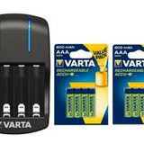 Varta Plug Şarj Cihazı 8*800 AAA Şarjlı Pil