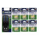 Varta Pocket 4lü Şarj Cihazı + 12*2700 Mah AA Şarj Edilebilir Pil