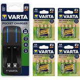 Varta Pocket 4lü Şarj Cihazı + 16*2100 Mah AA Şarj Edilebilir Pil