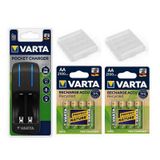 Varta Pocket 4lü Şarj Cihazı + 8*2100 Mah AA Şarj Edilebilir Pil