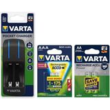Varta Pocket Şarj Cihazı 2 x 800 AAA + 2 x 2100 Aa Şarj Edilebilir Pil
