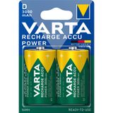 Varta Power Şarj Edilebilir 3000Mah D Boy Pil 2'Li Paket