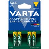 Varta Power Şarj Edilebilir İnce Kalem Pil 800Mah AAA 4'Lü Paket