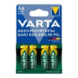 Varta Power Şarj Edilebilir Kalem Pil 2100Mah AA 4'Lü Paket