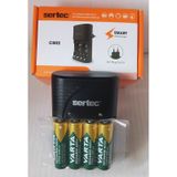 Varta PROMO PAKET 4 Adet Şarjlı 2600mah Aa Kalem Pil +sertec Stc-9v Aa-aaa Otomatik-hızlı Pil Şarj Cihazı