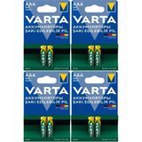 Varta READY2USE 800 mAh Şarj Edilebilir AAA İnce Pil 1.5 V Saat Pili Yüksek Performans