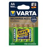 Varta Recharge Accu Endless Aa 1900 Mah Şarjlı Kalem Pil 4'lü