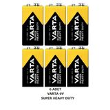 Varta S.life 9 V Çinko Pil 6632 556649 6 Adet