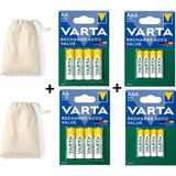 Varta Şarj Edilebilir Value 2100mAh AA Kalem Pil ve 800mAh AAA İnce Pil Seti 1.2V Ni-MH