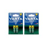 Varta Şarjlı 2600 Mah 2'li Kalem Pil 2 Paket