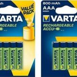 Varta Şarjlı Kalem Pil 8 Adet AAA 800 mAH