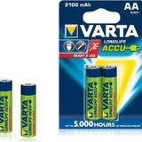 Varta Şarjlı Kalem Pil (AA) 2100 MAH 1.2 V 2 Lİ VRT.56706