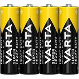Varta Super Heavy Duty 1.5V AA Kalem Pil 4'lü Çinko Kimyası ile Uzun Süreli Güç