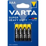 VARTA Super Heavy Duty AAA Çinko Karbon Pil 4'lü Paket - 4 Adet