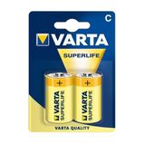 Varta Super Life 2 Adet 2C Blister Pil