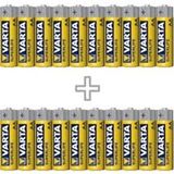 Varta Süperlife 24'lü Pil Paketi 12AA+12AAA 1,2 V Voltajlı Yüksek Performanslı Pil Tipi