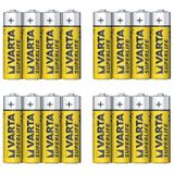 Varta Superlife AA 16'lı Paket Standart Boy Kalem Pil
