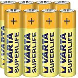 Varta Superlife AAA 8'li İnce Kalem Pil