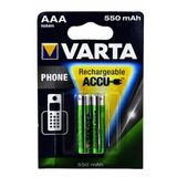 VARTA TELSİZ TELEFON İçin VARTA 550 MAH MİLİAMPER ŞARJ EDİLEBİLİR ŞARZLI İNCE PİL İNCE AAA