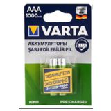 Varta - Telsiz Telefone Phone Şarz Edilebilir Ince Pili 1000ma Ni Mh Şarjlı Ince Pil Aaa