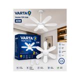 Varta Vantilatör Pervane ampul sessiz çalışma 6 fan kanat ve ışıklı uzaktan kumandalı tavan tipi