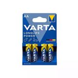 VARTA Varta Pil Longlife Power Alkaline 1.5V AA Mignon 4 lü