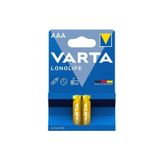 Varta4103 Longlife Alkalin AAA İnce Kalem Pil 2'li Paket