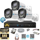 Vartek Bilişim 3 Kameralı Full HD Güvenlik Kamera Seti 500GB HDD 5MP Gece (Renkli) Görüşlü - Sabit IP Gerektirmez - 500 GB HDD