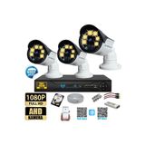 VARTEK BİLİŞİM 3 Kameralı Set 320 Gb Hdd Full Hd Gece Görüşlü Güvenlik Kamerası Sistemi-Sabit İp Gerektirmez-