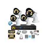 VARTEK BİLİŞİM 4 Kameralı Set 320 Gb Hdd Full Hd Gece Görüşlü Güvenlik Kamerası Sistemi-Sabit İp Gerektirmez-