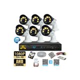VARTEK BİLİŞİM 6 Kameralı Set 320 Gb Hdd Full Hd Gece Görüşlü Güvenlik Kamerası Sistemi-Sabit İp Gerektirmez-