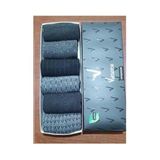 VARYASYON, 6lı Paket, BAMBU ERKEK SOKET, Jakar Desen, Dikişsiz,yıkamalı, Erkek Çorabı - Asorti - 40 - 44