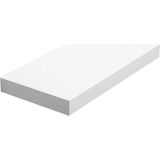 Vasagle Duvar Rafı, Kitaplar, Resimler, Dekorasyon, Asılı Raf, 40 x 20 x 3,8 Cm, Ofis Rafı, Mdf, Oturma Odası, Mutfak, Koridor, Yatak Odası, Banyo Için, Beyaz LWS24WT - Option-1