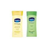 Vaseline Aloe Vera 200 ml Vücut Losyonu + Temel Onarım Derinlemesine Bakım 200 ml Vücut Losyonu
