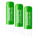 Vaseline Lip Therapy Dudak Bakım Kremi Aloe Vera 4.8 gr (3 paketi)