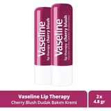Vaseline Lip Therapy Dudak Bakım Kremi Cherry Blush 4.8 gr X2