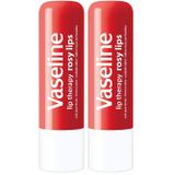 Vaseline Lip Therapy Dudak Bakım Kremi Rosy Lips 4.8 gr 2li paket