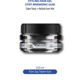 Vasso 24 Saat Üstün Tutucu Özellikli Islak Görünümlü Hafızalı Saç Jölesi Stiff Mnemonic Gum Gel 250 Ml