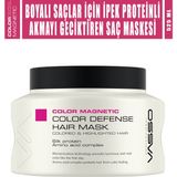 Vasso Boyalı Saçlar Için Akmayı Geciktiren Ipek Proteinli Parlaklık Veren Maske - Color Magnetic 525 Ml 8699216346709
